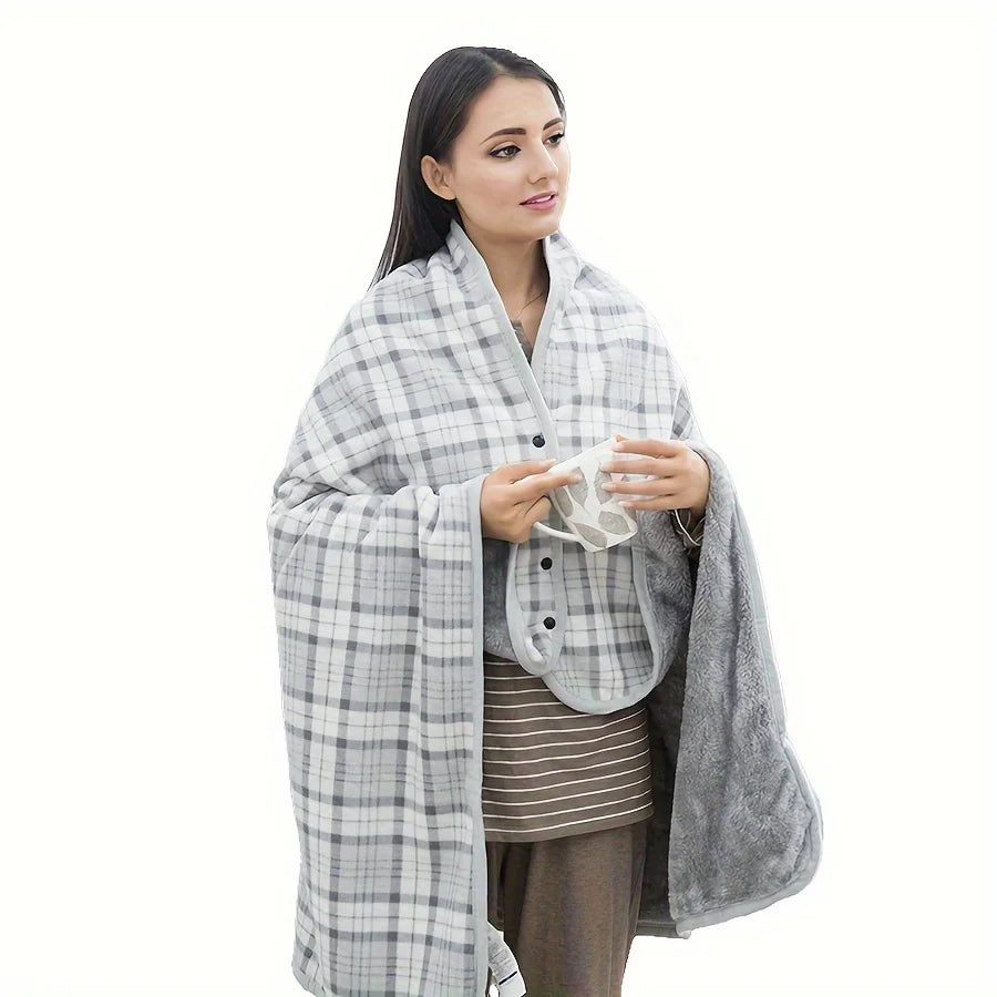 Plaid Jacket Blanket