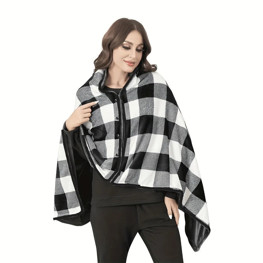 Plaid Jacket Blanket